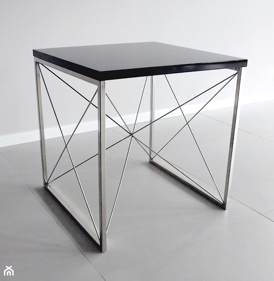 Stolik stal nierdzewna polerowana, minimalizm - zdjęcie od Robe Concept