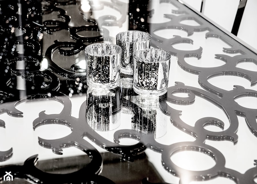 Ażurowy stół, stal nierdzewna, lustro - zdjęcie od Robe Concept