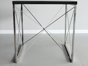 Stolik stal nierdzewna polerowana, minimalizm - zdjęcie od Robe Concept