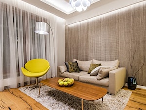 Mieszkanie Nowe Orłowo - Mały beżowy salon, styl nowoczesny - zdjęcie od Arte Dizain