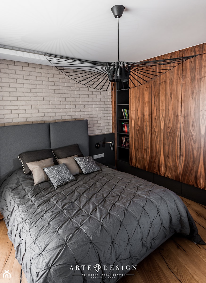 Mała sypialnia, styl nowoczesny - zdjęcie od Arte Dizain