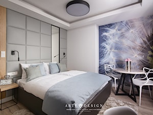 Sopocki pensjonat - Średnia biała sypialnia - zdjęcie od Arte Dizain