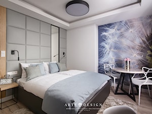 Sopocki pensjonat - Średnia biała sypialnia - zdjęcie od Arte Dizain