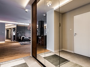 Mieszkanie w Gdańsku - Średni szary hol / przedpokój, styl nowoczesny - zdjęcie od Arte Dizain