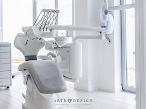 Gabinet dentystyczny w Gdyni - Średnie białe biuro, styl nowoczesny - zdjęcie od Arte Dizain