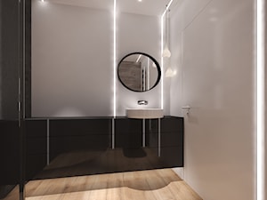 Dom w Kartuzach - Średnia bez okna z punktowym oświetleniem łazienka - zdjęcie od Arte Dizain