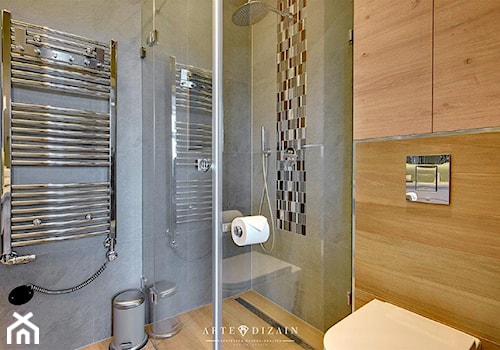 Mieszkanie na wynajem - Sopot - Średnia łazienka, styl nowoczesny - zdjęcie od Arte Dizain