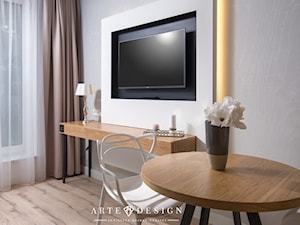 Sopocki pensjonat - Biały salon - zdjęcie od Arte Dizain