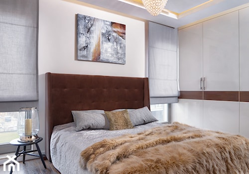 Apartament w Gdańsku - Średnia sypialnia, styl nowoczesny - zdjęcie od Arte Dizain