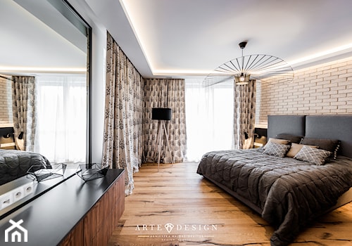 Duża sypialnia, styl nowoczesny - zdjęcie od Arte Dizain