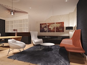 Penthouse w Gdańsku - Średni salon - zdjęcie od Arte Dizain