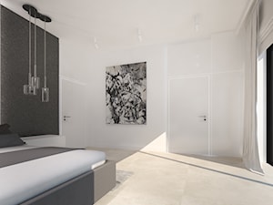 Dom w Sztumie - Średnia szara sypialnia - zdjęcie od Arte Dizain