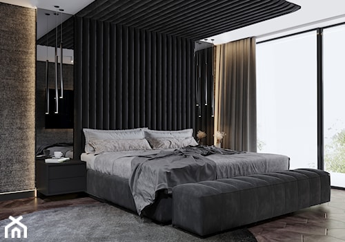 Łóżko z tapicerowanym zagłówkiem - zdjęcie od Arte Dizain