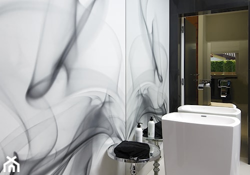 Dom w Rotmance - Średnia bez okna z punktowym oświetleniem łazienka, styl nowoczesny - zdjęcie od Arte Dizain