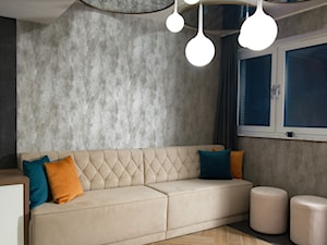Sopocki pensjonat - Średni czarny salon - zdjęcie od Arte Dizain