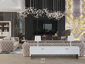 Apartament Złota 44 - Salon wersja 1 - zdjęcie od Arte Dizain