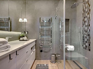Mieszkanie na wynajem - Sopot - Średnia bez okna łazienka, styl nowoczesny - zdjęcie od Arte Dizain