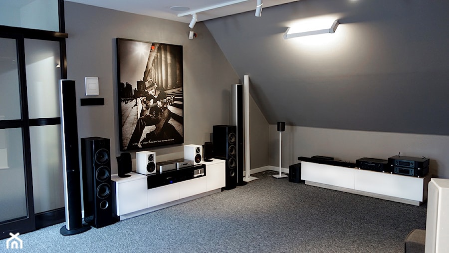 Showroom Gdańsk - Wnętrza publiczne, styl nowoczesny - zdjęcie od Bariera Dźwięku Home Audio