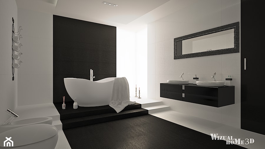 Łazienka styl nowoczesny - zdjęcie od WizualHome3D - wizualizacje CGI