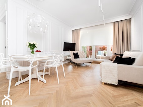 Aranżacje wnętrz - Salon: Aranżacja okien Apartament we Wrocławiu - Salon - Dorota Pawlak Interiors. Przeglądaj, dodawaj i zapisuj najlepsze zdjęcia, pomysły i inspiracje designerskie. W bazie mamy już prawie milion fotografii!