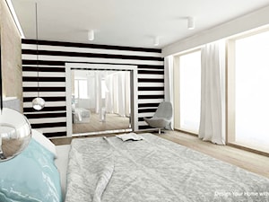 Mieszkanie 150 m2 - metamorfoza - Sypialnia, styl nowoczesny - zdjęcie od Design Your Home with me