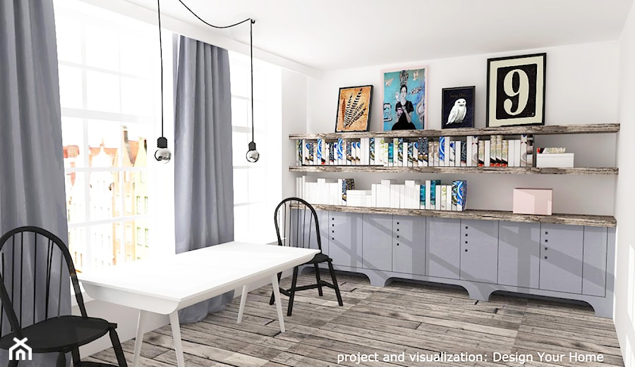 Salon w wakacyjnym mieszkaniu 2 - Salon, styl skandynawski - zdjęcie od Design Your Home with me
