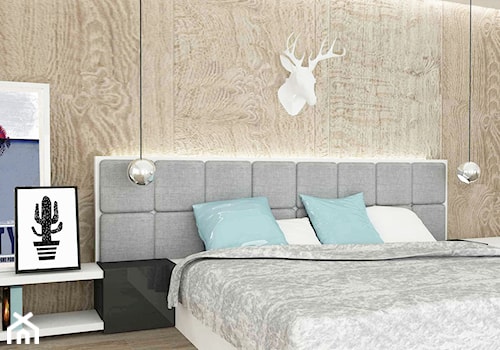 Sypialnia w drewnie - zdjęcie od Design Your Home with me