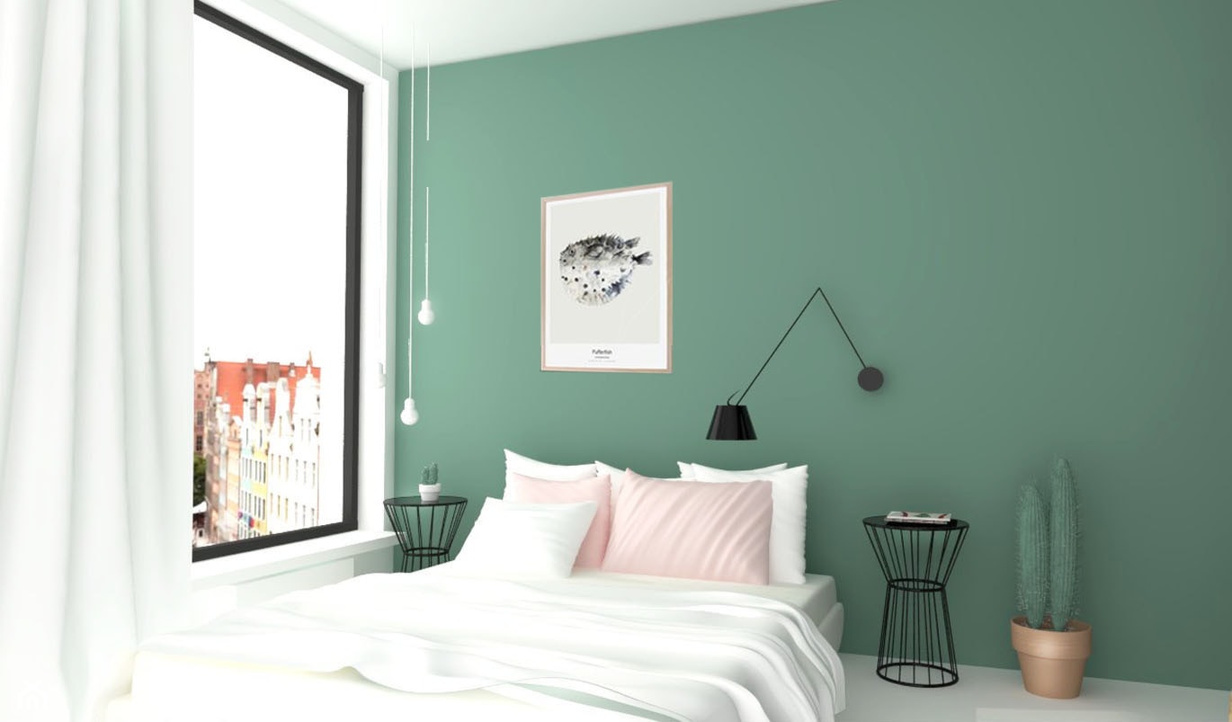 Zielona sypialnia - zdjęcie od Design Your Home with me - Homebook