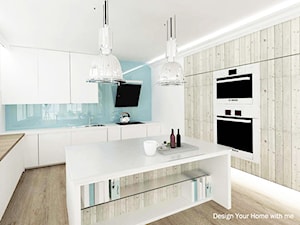 Salon mieszkanie 150 m2 - Kuchnia, styl skandynawski - zdjęcie od Design Your Home with me