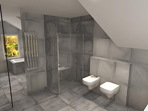 Beton w łazience - zdjęcie od Arka Ceramika i Łazienka