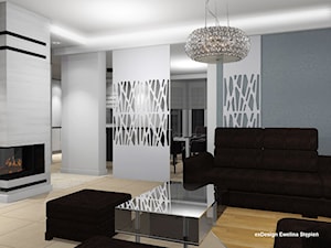 Dom w stylu glamour- Tuszyn, Kasztelańska - Salon, styl glamour - zdjęcie od exDesign Ewelina Stępień-Chojnacka