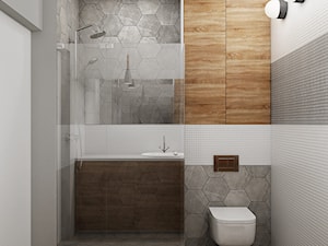 Giełda Niebieskośći - Średnia bez okna łazienka, styl nowoczesny - zdjęcie od EG projekt