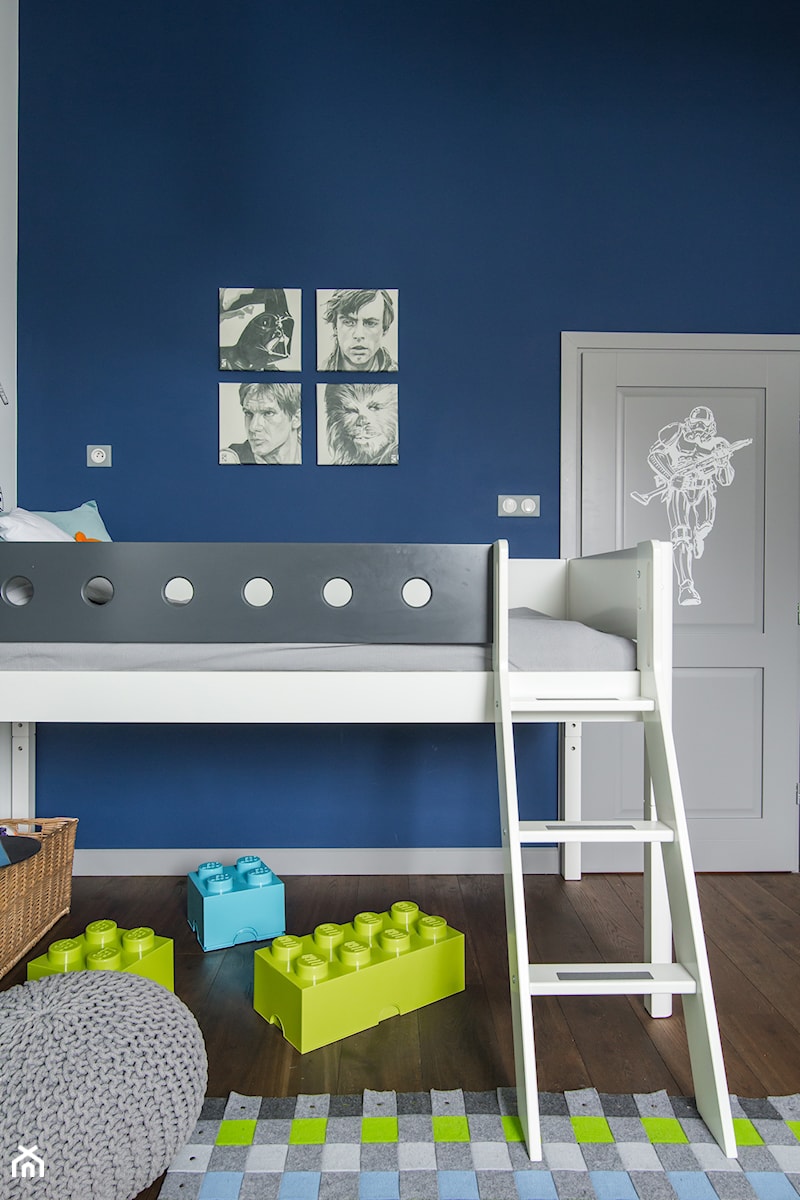 Eklektyczny Pruszków - Średni niebieski pokój dziecka dla dziecka dla chłopca, styl nowoczesny - zdjęcie od EG projekt