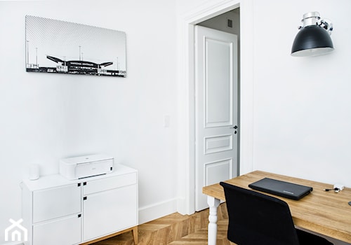 Francja na Powiślu - realizacja - Średnie białe biuro, styl nowoczesny - zdjęcie od EG projekt
