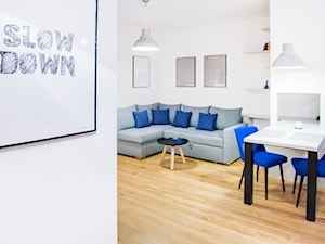 Loftowy Mokotów - Salon, styl minimalistyczny - zdjęcie od EG projekt
