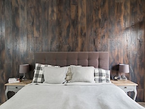 Prostota i Piękno - Średnia brązowa sypialnia, styl nowoczesny - zdjęcie od EG projekt