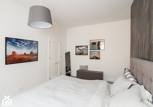 Prostota i Piękno - Średnia biała sypialnia, styl nowoczesny - zdjęcie od EG projekt