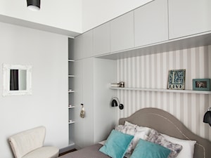 Eklektyczny Pruszków - Mała biała sypialnia, styl nowoczesny - zdjęcie od EG projekt