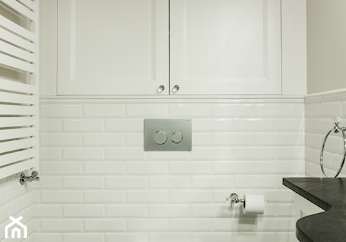 Elegancja na Powiślu - Mała łazienka, styl prowansalski - zdjęcie od EG projekt