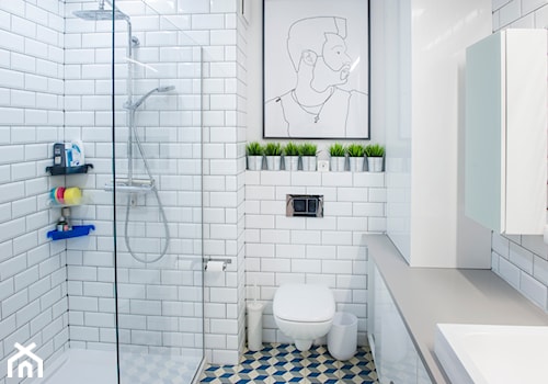 Retro Ochota - Średnia łazienka, styl nowoczesny - zdjęcie od EG projekt