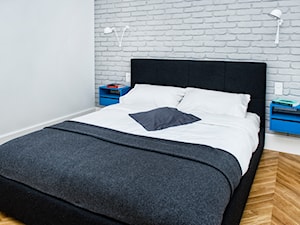 Francja na Powiślu - realizacja - Średnia biała sypialnia, styl nowoczesny - zdjęcie od EG projekt