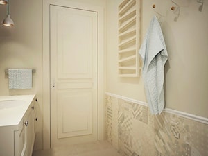 Eleganckie Powiśle - Średnia bez okna łazienka, styl nowoczesny - zdjęcie od EG projekt