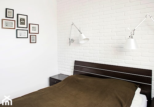 Grochowki Styl - Średnia biała sypialnia - zdjęcie od EG projekt