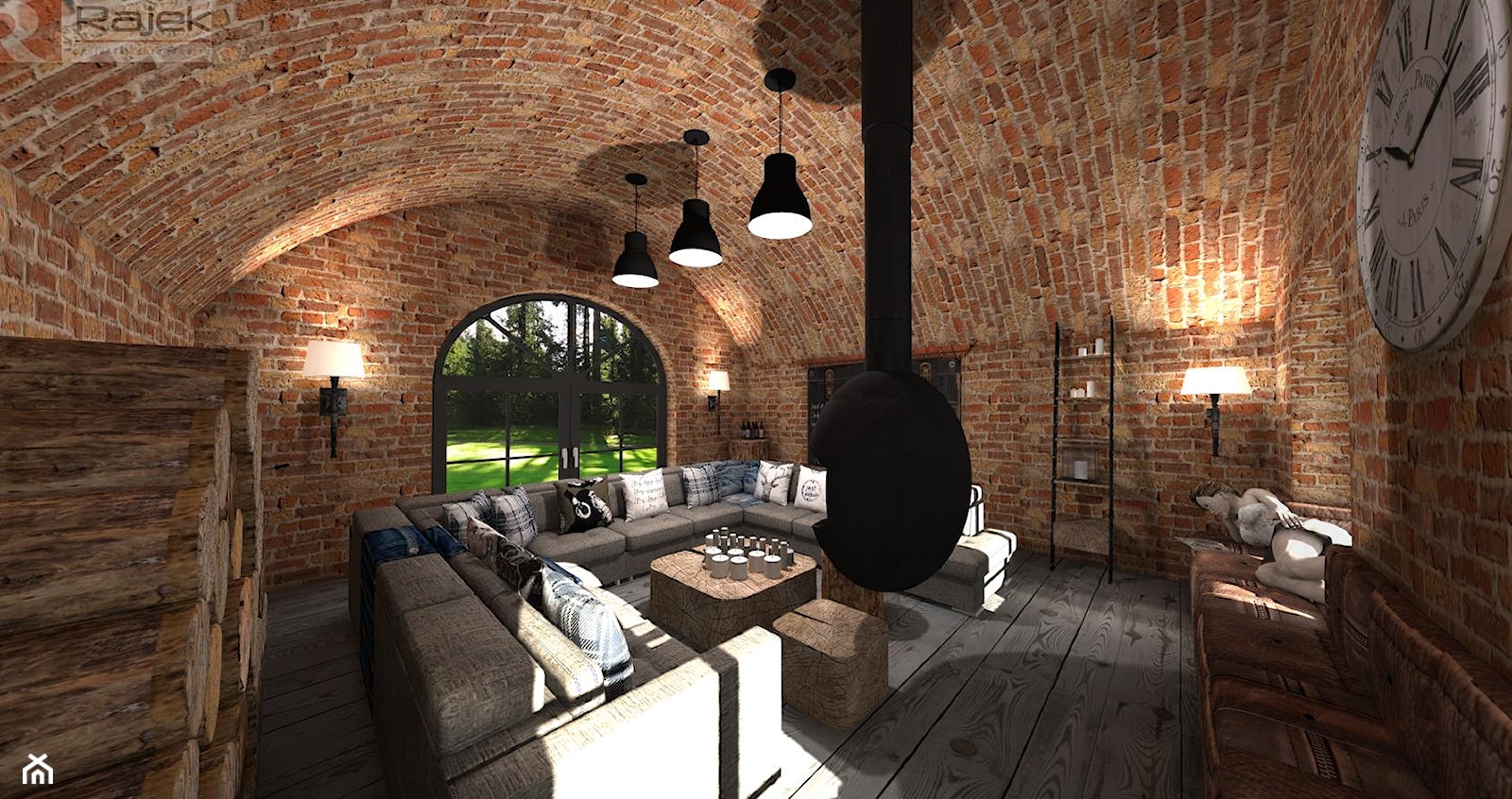 Adaptacja starej stodoły - zdjęcie od Rajek Projektowanie Wnętrz - Homebook