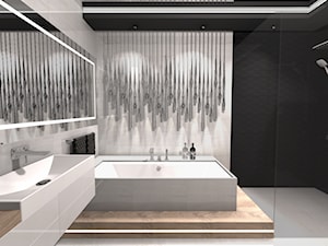 Pokój kąpielowy Styl Nowoczesny - Łazienka, styl nowoczesny - zdjęcie od Rajek Projektowanie Wnętrz