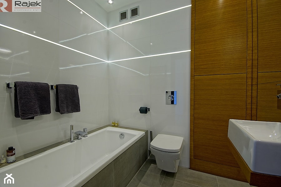 Łazienka, styl nowoczesny - zdjęcie od Rajek Projektowanie Wnętrz