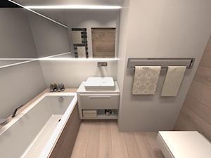 LED w łazience - zdjęcie od Rajek Projektowanie Wnętrz