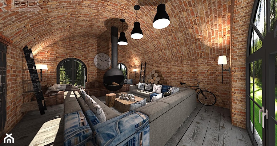 Adaptacja starej stodoły - zdjęcie od Rajek Projektowanie Wnętrz