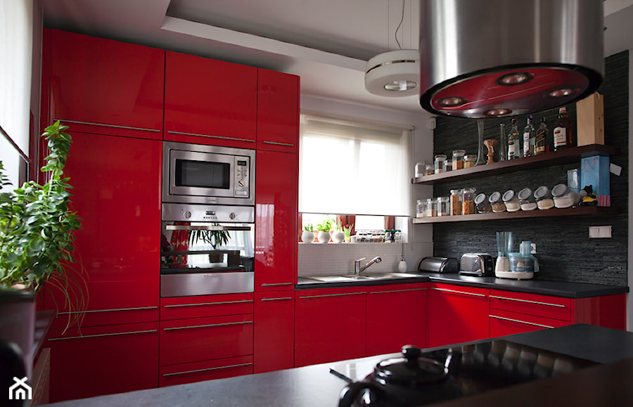 Dom jednorodzinny 2 - wnętrza - Kuchnia, styl nowoczesny - zdjęcie od Joanna Kłusak Architekt