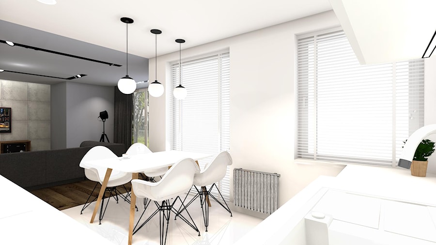 Dom We Wrocławiu - Kuchnia, styl minimalistyczny - zdjęcie od biuro@bellainteriors.com.pl